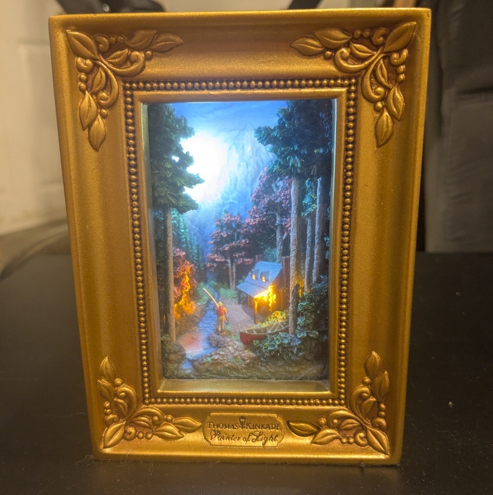 Gallery Of Light Thomas Kinkade by Olszewski “The Good Life” Disney Light Box
